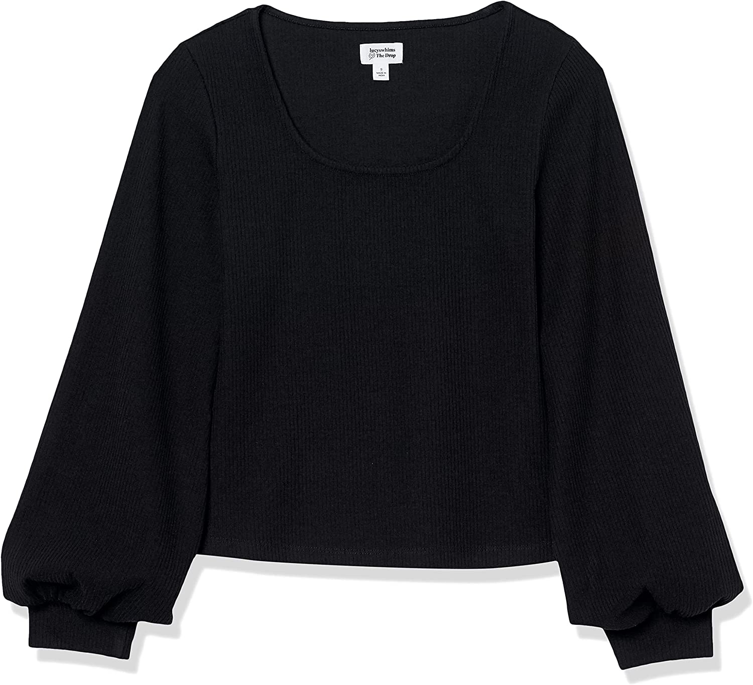 The Drop Women's @lucyswhims Square-Neck Balloon-Sleeve Top - Image 7